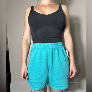 Old Navy 5 inch Shirt Blue Wing Teal Size Small NWT